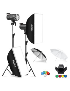 Kit de Flash Estroboscópico Godox SK400IIV 400W 2Pack