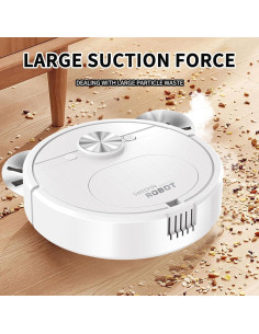 Aspiradora Robot KUBSHYVC 3 en 1, Carga Automática, 120 min 2