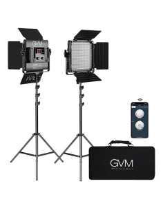 Kit de Iluminación LED GVM 480APP para Video con Control APP