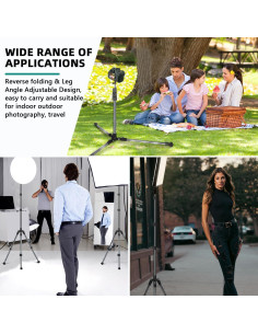 Trípode de Luz Ajustable JEBUTU 200cm Aluminio Portátil 2