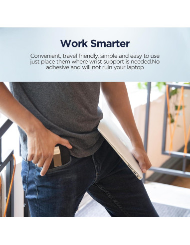 WavePads PostureUp - Soportes Ergonómicos para Muñeca - 2 Pzs