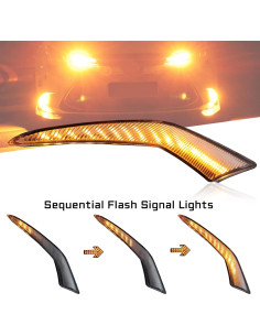 Parachoques Delantero LED Niebla GEEGEETOP Corolla 2021-2023 2
