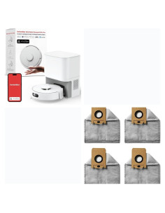 Aspiradora Robot SwitchBot K10+ Pro Compacta con 4 Bolsas