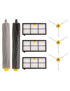 Kit de Repuesto BlueStars para iRobot Roomba 800 900 - 1 Extractor, 3 Filtros HEPA, 3 Cepillos