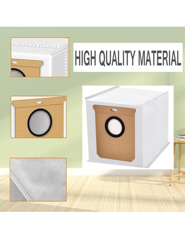 Paquete de 8 Bolsas de Repuesto HsvrySa para Aspiradora Eufy L50 L60