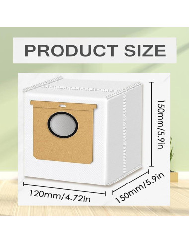 Paquete de 8 Bolsas de Repuesto HsvrySa para Aspiradora Eufy L50 L60