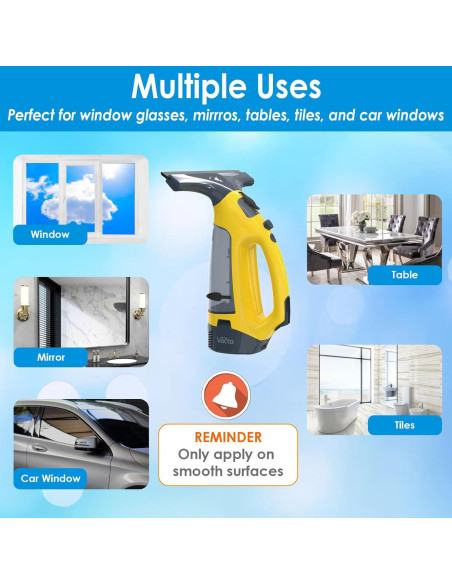 Limpiaparabrisas Eléctrico Vacto KS-5529D Inalámbrico 70ml