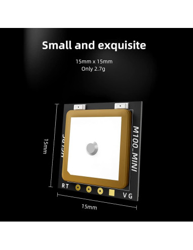 Módulo GPS HGLRC Mini M100 para Drones de 5-18 cm