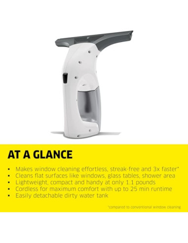 Limpiaparabrisas Eléctrico Karcher WV 1 Blanco 25.4 cm