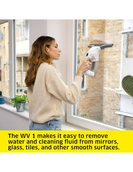Limpiaparabrisas Eléctrico Karcher WV 1 Blanco 25.4 cm