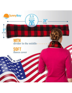 Almohadilla Térmica SunnyBay para Cuello y Hombros 66cm 2