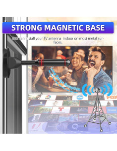 Antena Digital HDTV ApexWaveTV 14 cm Recepción 360 2