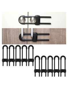 Cerraduras de Seguridad para Gabinetes Jetec - 10 Piezas Ajustables