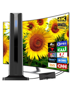 Antena de TV Digital Interior DTVSMARTSHOW 2025 HD 4K 1080P