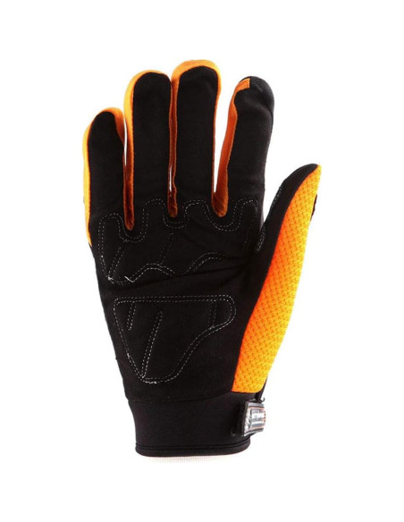 Guantes de Ciclismo WOW MXA008 Naranja Talla S Ajustables