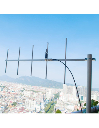 Antena Yagi HYS 9dBi UHF 400-470MHz Exterior 85cm