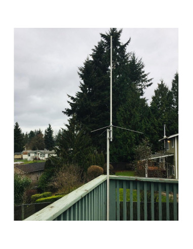 Antena Base Doble Banda VHF UHF 1.7m SIGNALPLUS 200W