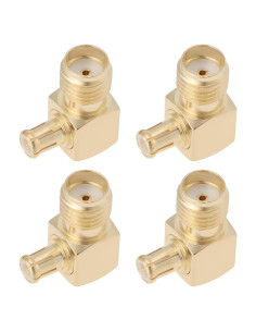 Adaptador SMA hembra a MCX macho 90 - 2 Pcs - Micro Traders