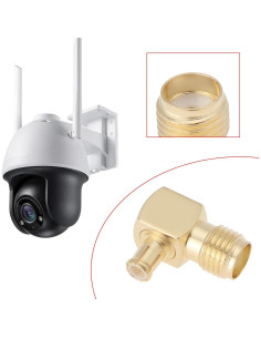 Adaptador SMA hembra a MCX macho 90 - 2 Pcs - Micro Traders 2