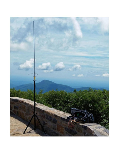 Antena Base Doble Banda VHF UHF 1.7m SIGNALPLUS 200W