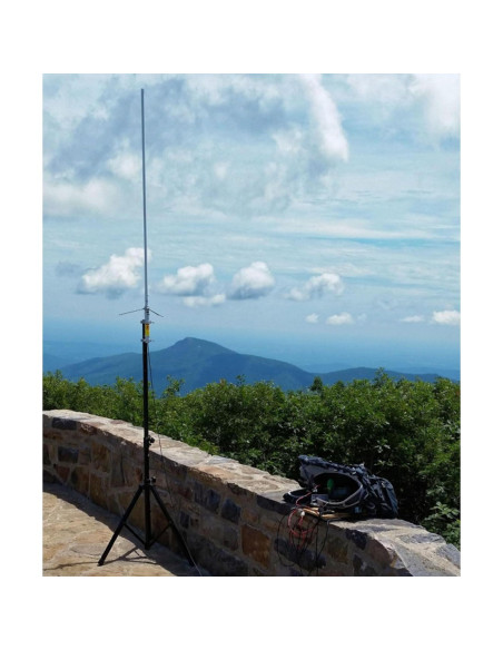 Antena Base Doble Banda VHF UHF 1.7m SIGNALPLUS 200W