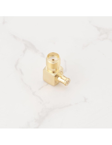 Adaptador SMA hembra a MCX macho 90 - 2 Pcs - Micro Traders