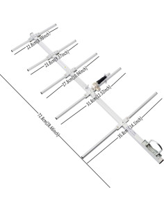 Antena Yagi UHF 9dBi HYS para Estaciones Base 400-470MHz 2