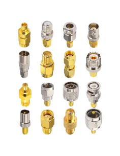 Juego de Adaptadores SMA 16PCS X~wind Conectores Coaxiales