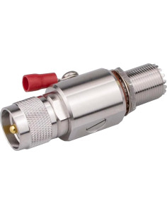 Protector de Sobretensión UHF Come-buy PL-259 a SO239 50W 2