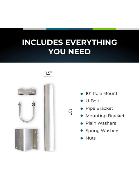 Accesorio de Montaje en Poste Bolton Technical 27cm Antena