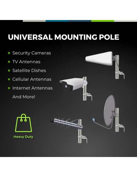 Accesorio de Montaje en Poste Bolton Technical 27cm Antena