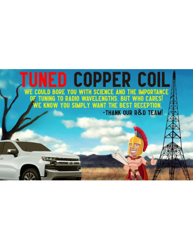 Antena Corta Votex 35.56 cm para Excavadora y Tractor