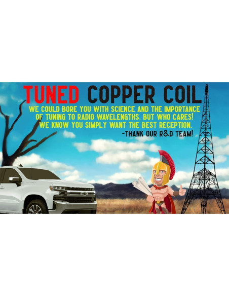 Antena Corta Votex 35.56 cm para Excavadora y Tractor