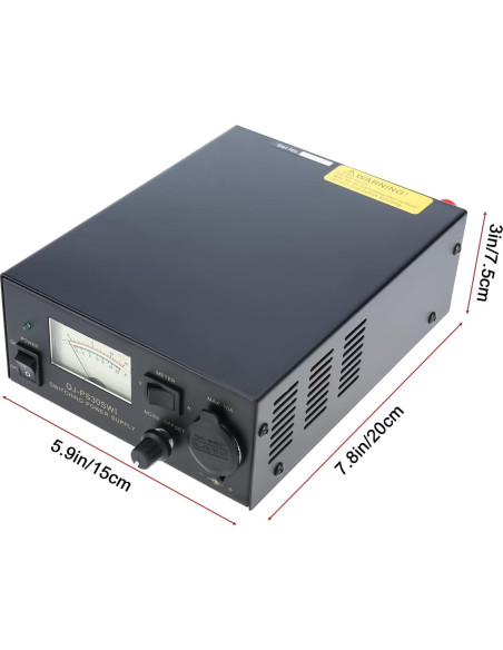 Fuente de Poder DC NORJIN 13.8V 30A con Control de Ruido