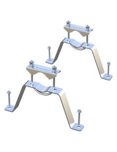 Soporte de Antena Doble Aimeboost Acero Inoxidable 2 Pcs