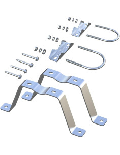 Soporte de Antena Doble Aimeboost Acero Inoxidable 2 Pcs 2