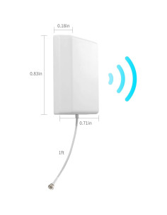 Antena Direccional Interior XRDS-RF 8dBi Montaje en Pared 698-2700 MHz 2