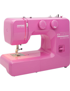 Máquina de Coser Janome Sorbete Rosa 15 Puntos Estructura Metal 2