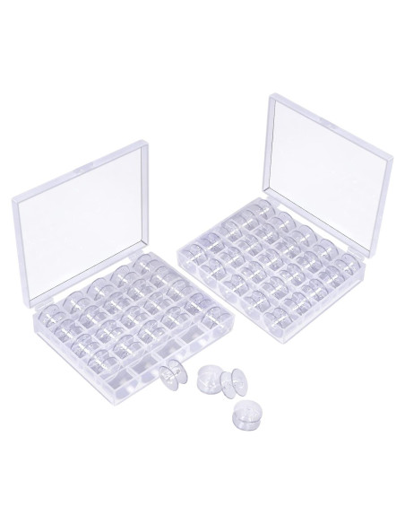 50 Bobinas de Plástico para Máquina de Coser Joyberg - Estándar