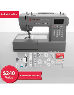 Máquina de Coser SINGER Heavy Duty 6800C con Accesorios 2