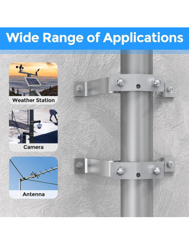 Soporte de Pared para Antena de TV Levendor - 2 Piezas Ajustable