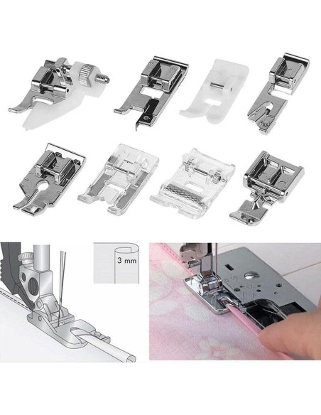 Juego de 13 Prensatelas para Máquina de Coser Brother Singer