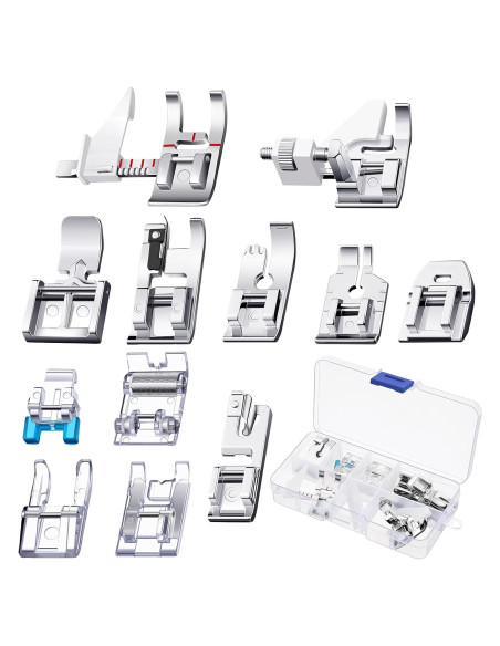 Juego de 12 Pies Prensores Mudder para Máquina de Coser