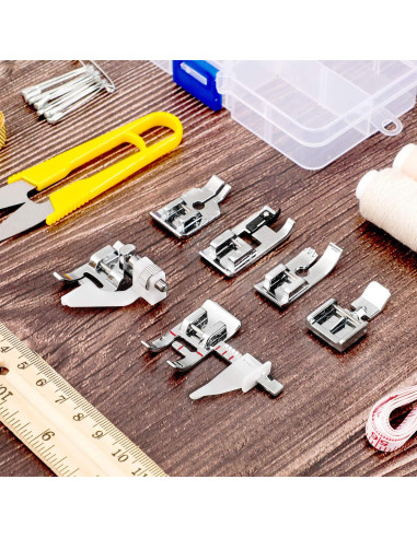 Juego de 12 Pies Prensores Mudder para Máquina de Coser