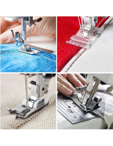 Juego de 12 Pies Prensores Mudder para Máquina de Coser