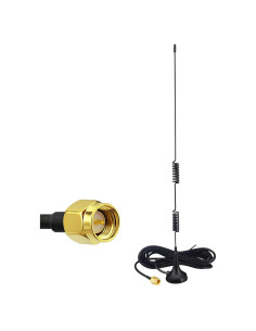 Antena 6dBi Kaunosta 1090MHz SMA Macho 1.5M Base Magnética