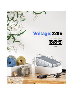 Pedal de Máquina de Coser VHBW Compatible Brother J00360051 2