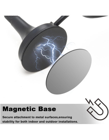 Antena 6dBi Kaunosta 1090MHz SMA Macho 1.5M Base Magnética