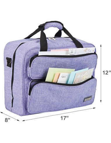 Funda para Máquina de Coser HOMEST Tote Universal Púrpura