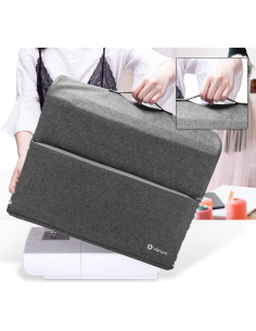 Funda para máquina de coser Yarwo gris con flecha 43x20x33cm 2